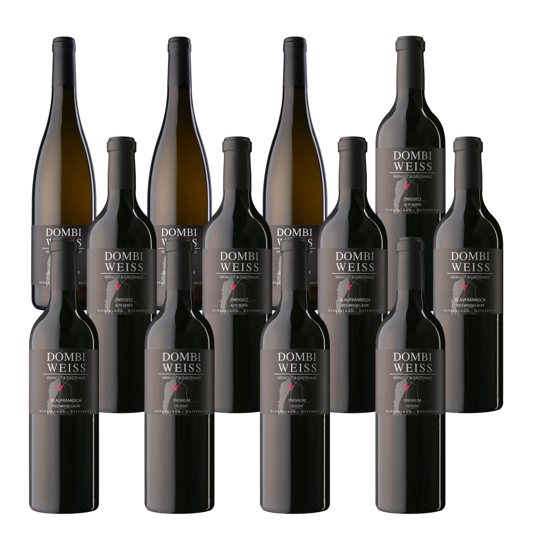 Premium-Paket (12 Flaschen) von Dombi-Weiss