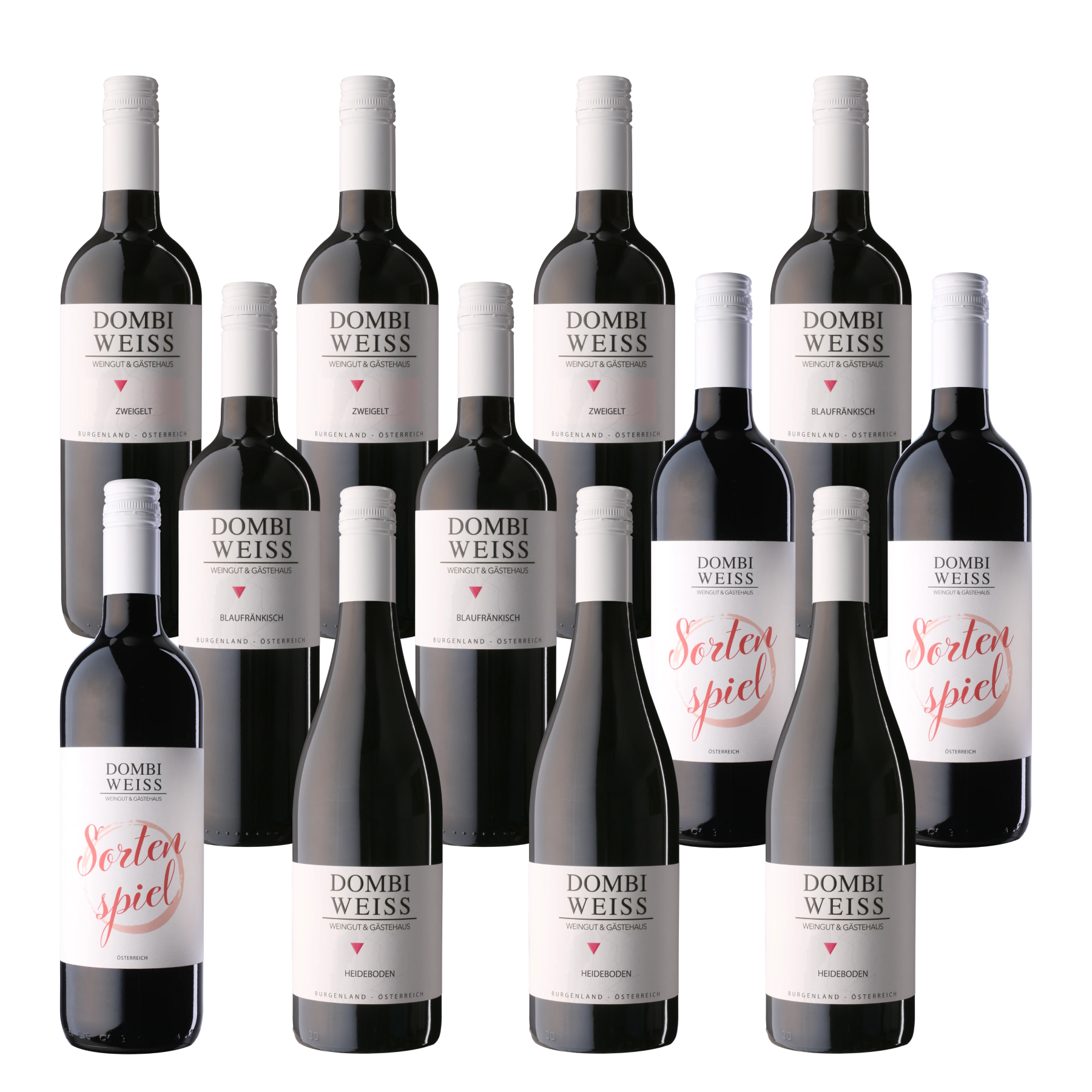 Rotwein-Paket (12 Flaschen) von Dombi-Weiss