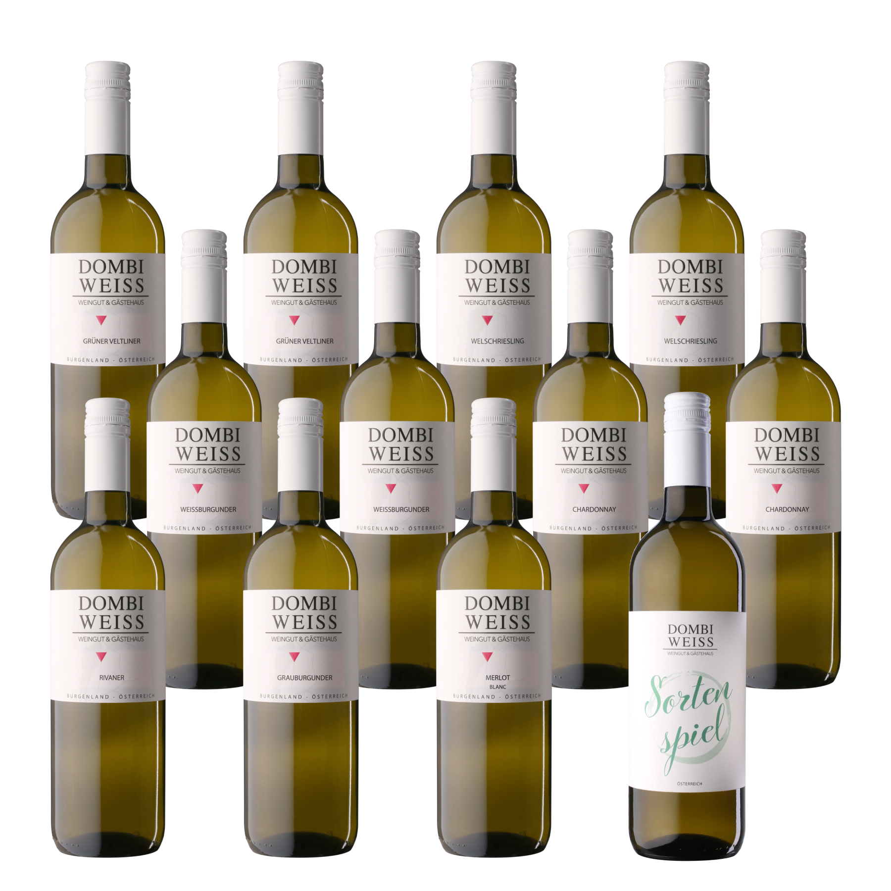 Weißwein-Paket (12 Flaschen) von Dombi-Weiss